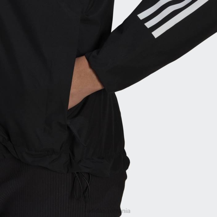 Adidas fashion bsc 3-stripes rain.rdy jachetă neagră femei negru 2JBN10003