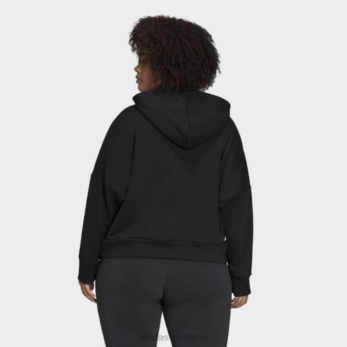Adidas future icons hanorac (plus size) negru adidas femei negru 2JBN10614