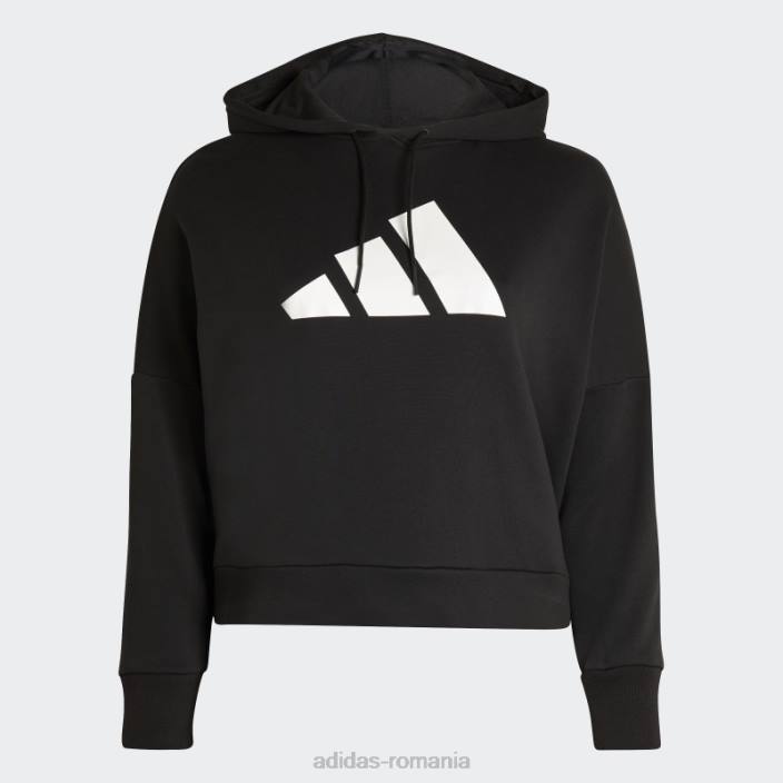 Adidas future icons hanorac (plus size) negru adidas femei negru 2JBN10614