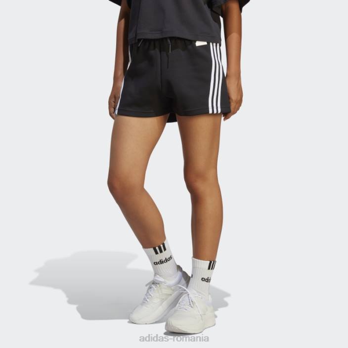 Adidas future icons pantaloni scurți cu 3 dungi negru adidas femei negru 2JBN9000