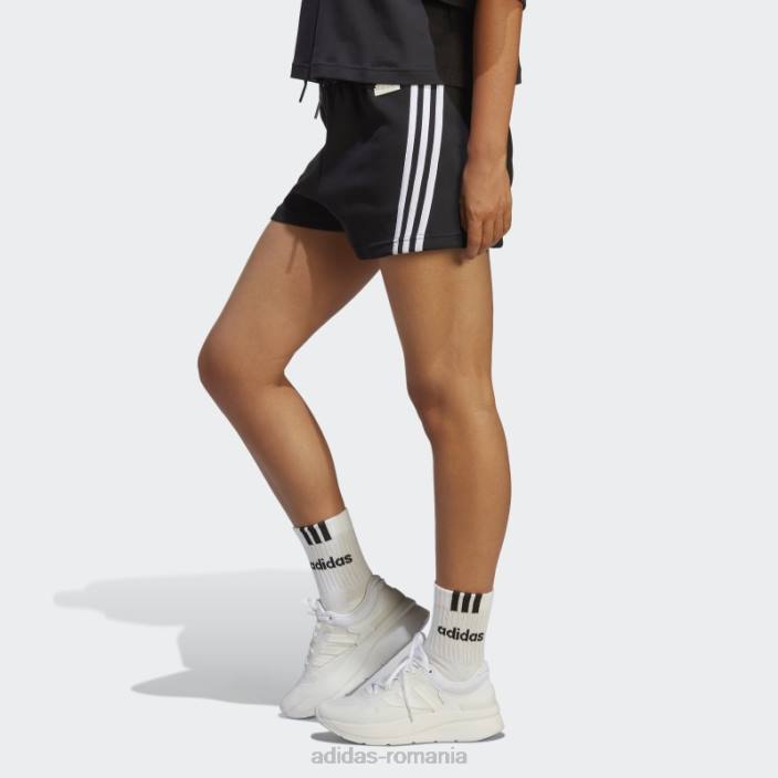 Adidas future icons pantaloni scurți cu 3 dungi negru adidas femei negru 2JBN9000