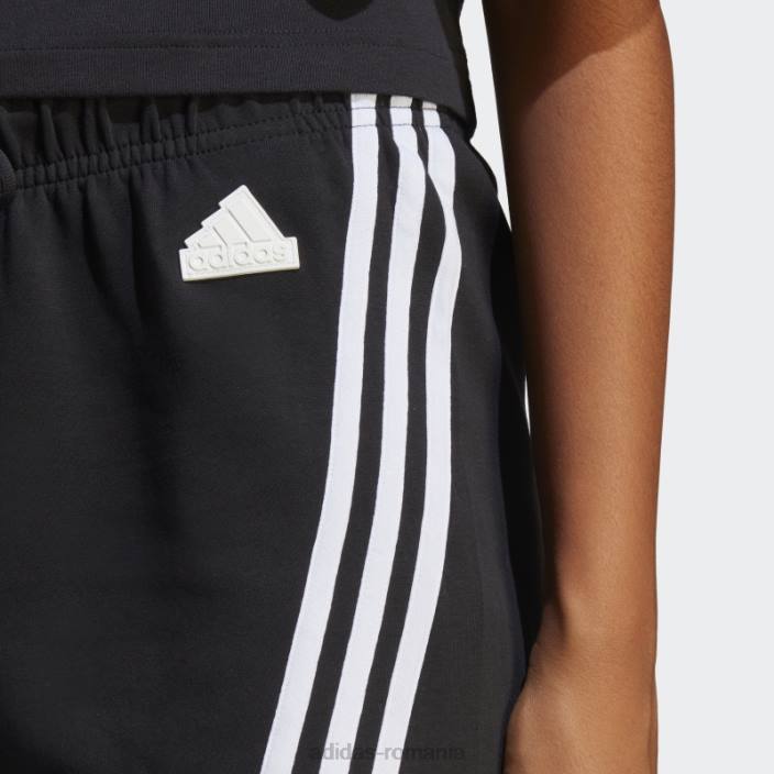 Adidas future icons pantaloni scurți cu 3 dungi negru adidas femei negru 2JBN9000