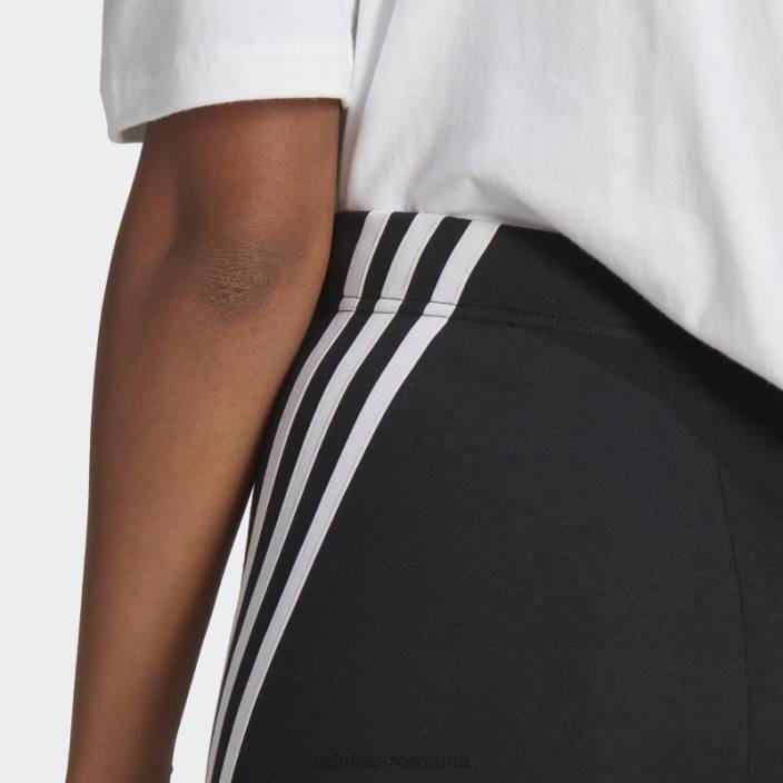Adidas future icons pantaloni scurți pentru biciclete cu 3 dungi negru femei negru 2JBN16766