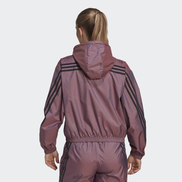 Adidas geaca țesătură icoane viitoare roșii femei roșu/oțel 2JBN3181