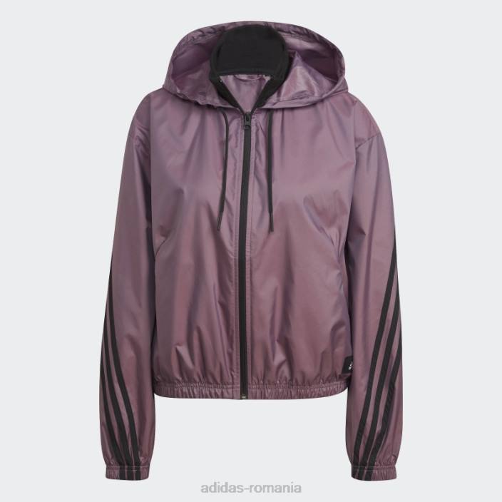 Adidas geaca țesătură icoane viitoare roșii femei roșu/oțel 2JBN3181