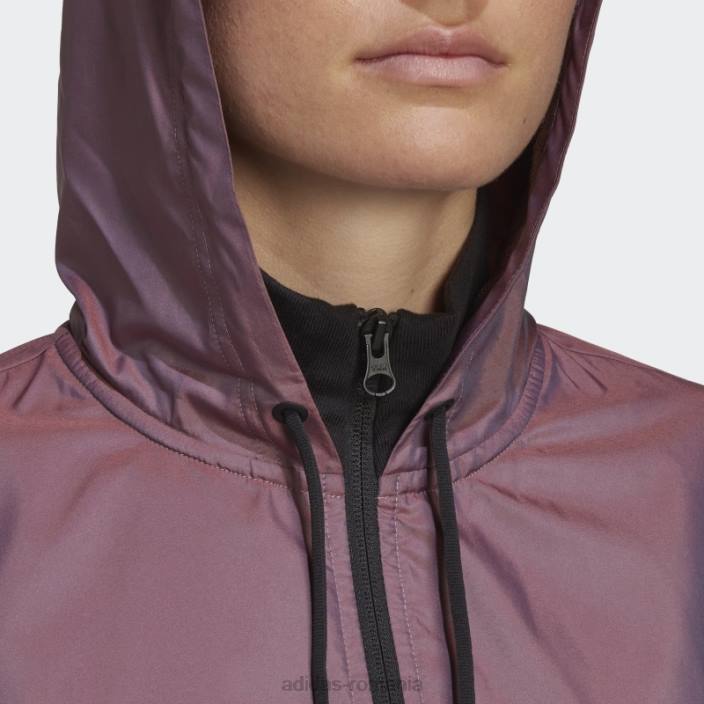 Adidas geaca țesătură icoane viitoare roșii femei roșu/oțel 2JBN3181
