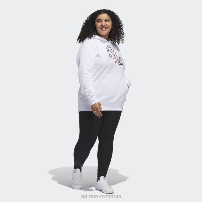 Adidas hanorac bloom (mărime plus) alb adidas femei alb 2JBN9840