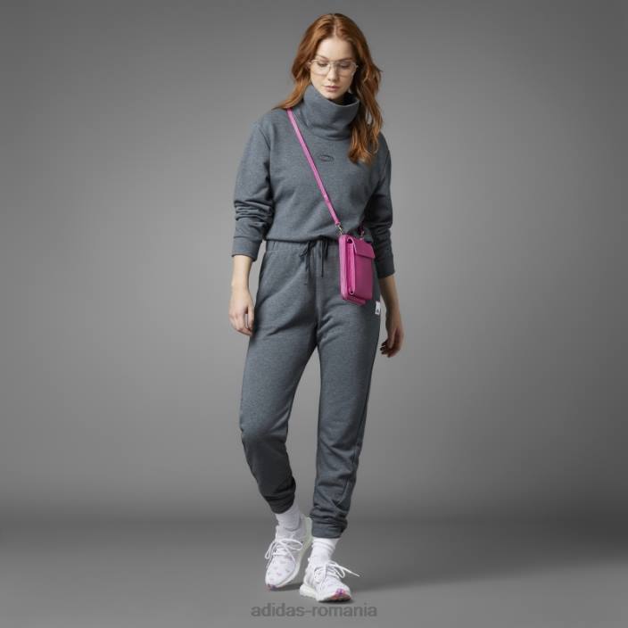 Adidas hanorac de ziua îndrăgostiților gri închis, negru femei erica gri închis 2JBN9169