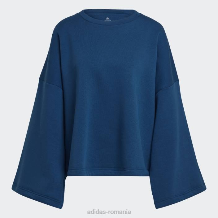 Adidas hanorac din fleece marine studio lounge femei marin 2JBN2783