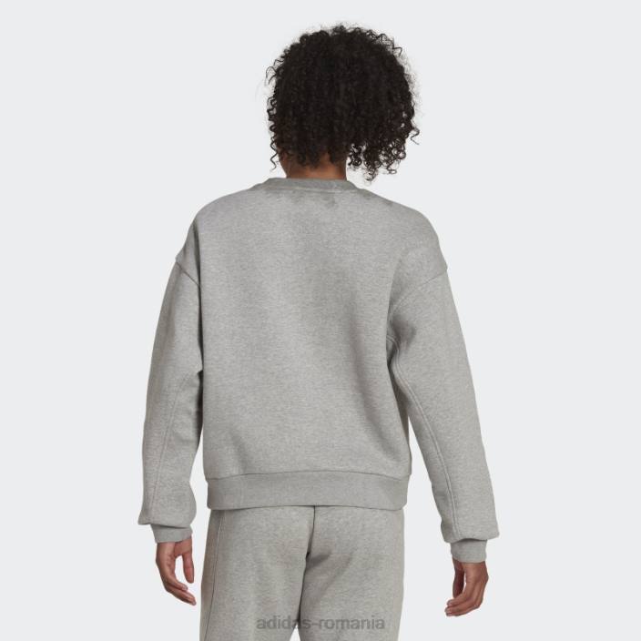 Adidas hanorac gri mediu all szn fleece adidas femei gri mediu 2JBN9081