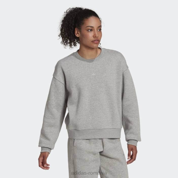 Adidas hanorac gri mediu all szn fleece adidas femei gri mediu 2JBN9081