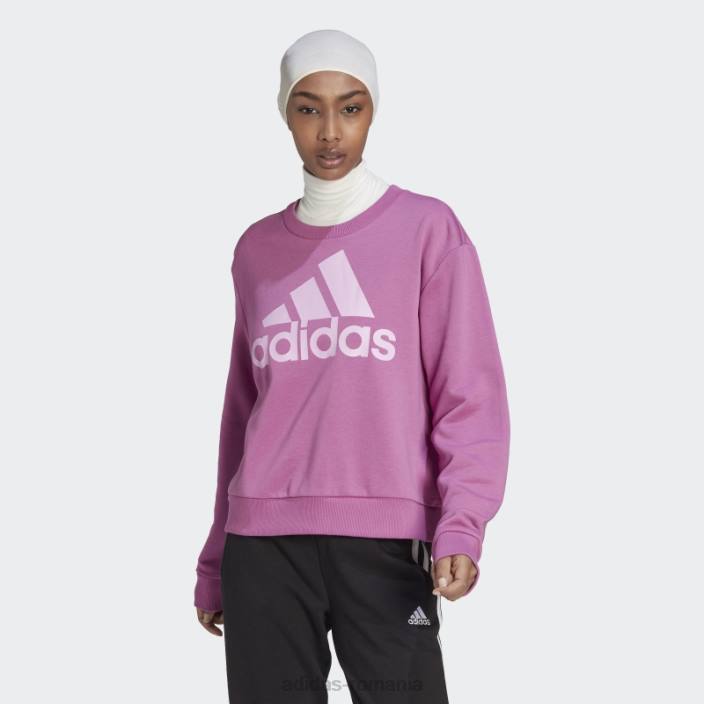 Adidas hanorac largi cu logo lilac essentials femei liliac 2JBN10102