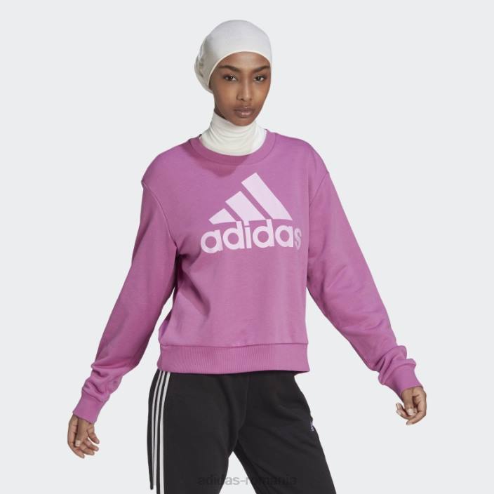 Adidas hanorac largi cu logo lilac essentials femei liliac 2JBN10102