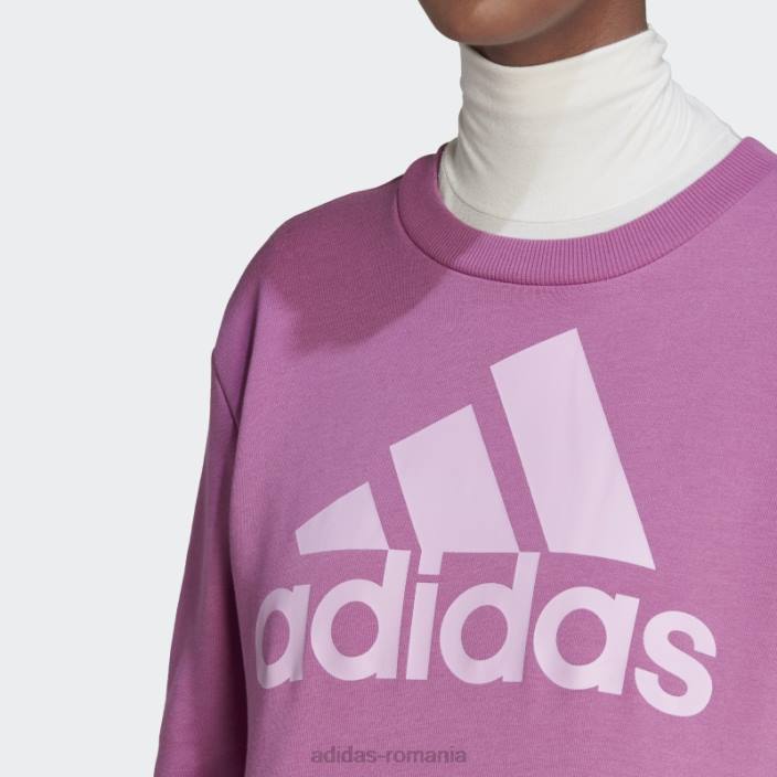 Adidas hanorac largi cu logo lilac essentials femei liliac 2JBN10102