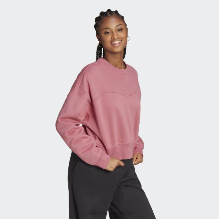 Adidas hanorac lounge fleece roz adidas femei roz 2JBN9162