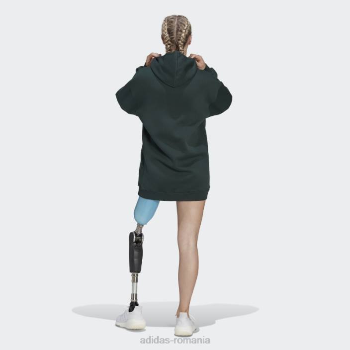 Adidas hanorac lung adidas all szn fleece verde femei verde 2JBN10497