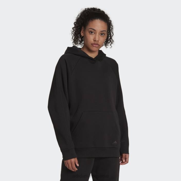 Adidas hanorac negru all szn fleece boyfriend adidas femei negru 2JBN2313