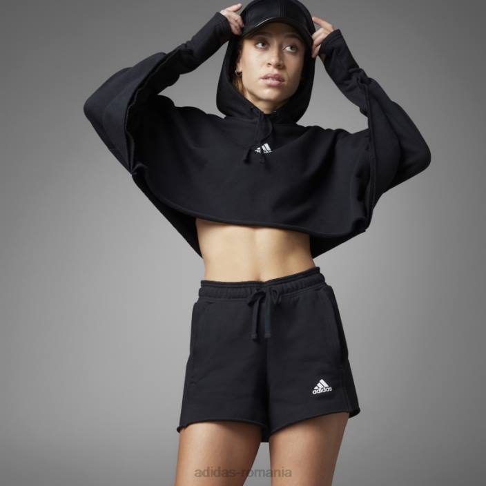 Adidas hanorac negru decupat puterea colective femei negru 2JBN9515