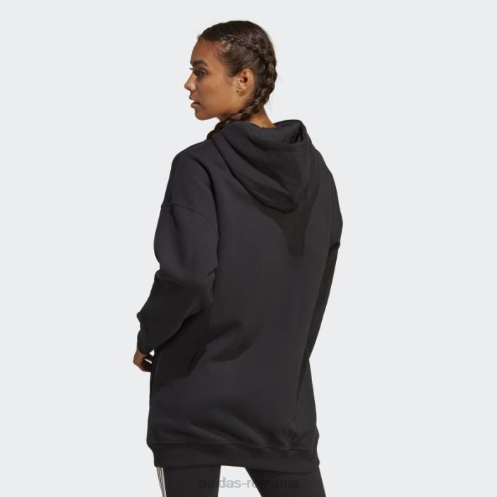 Adidas hanorac negru lounge fleece adidas femei negru 2JBN8961