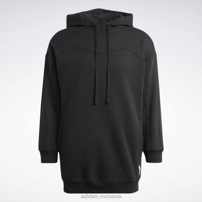 Adidas hanorac negru lounge fleece adidas femei negru 2JBN8961