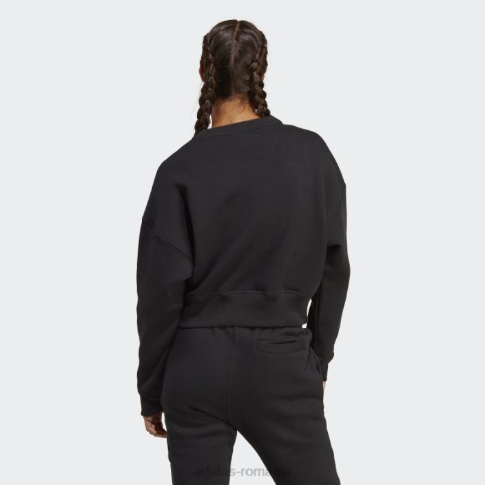 Adidas hanorac negru lounge fleece femei negru 2JBN8950