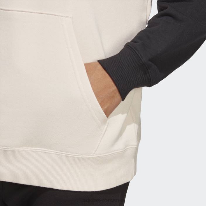 Adidas hanorac oversized french terry cu logo mare cuarț adidas femei cuarț/alb/negru/gri 2JBN16404