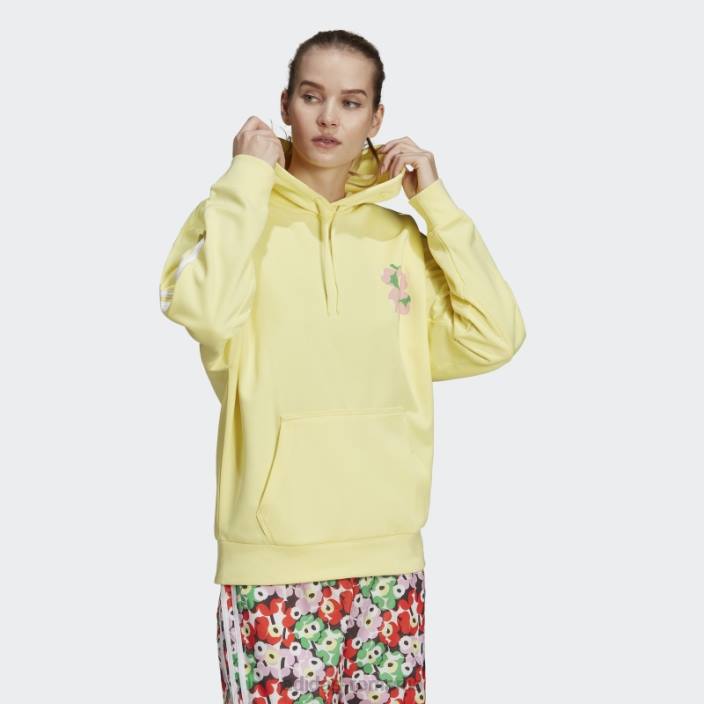 Adidas hanorac pearl citrine x marimekko fierbinte femei citrin perlat 2JBN17581