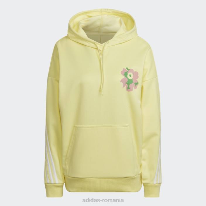 Adidas hanorac pearl citrine x marimekko fierbinte femei citrin perlat 2JBN17581