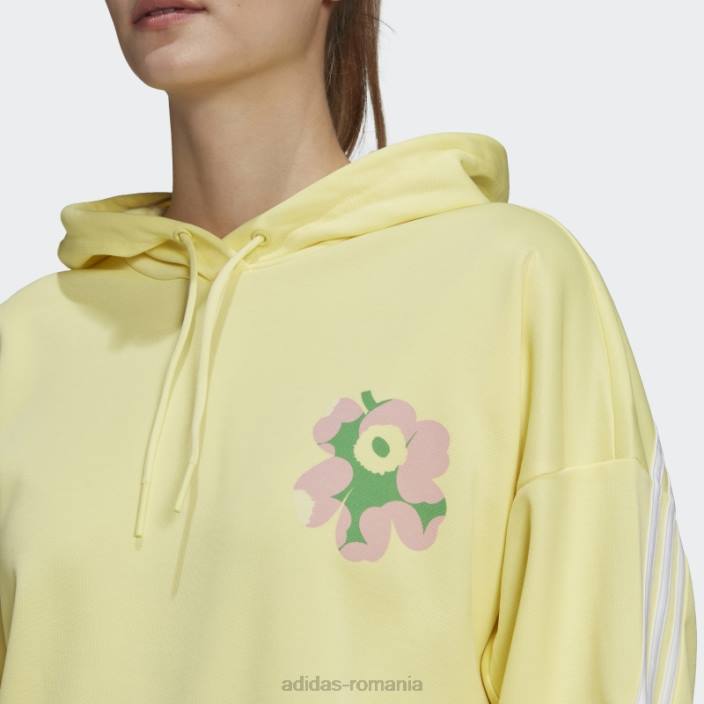 Adidas hanorac pearl citrine x marimekko fierbinte femei citrin perlat 2JBN17581