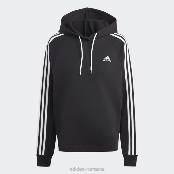 Adidas hanorac peste cap de maternitate, negru femei alb negru 2JBN9146