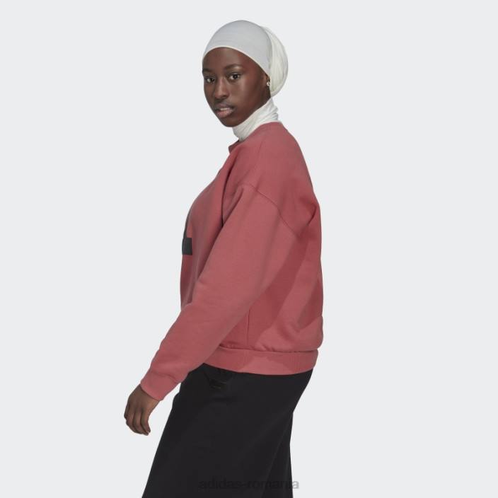 Adidas hanorac roșu femei roșu 2JBN2320