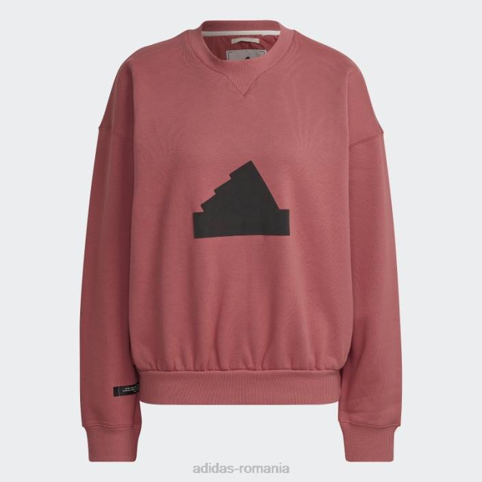 Adidas hanorac roșu femei roșu 2JBN2320