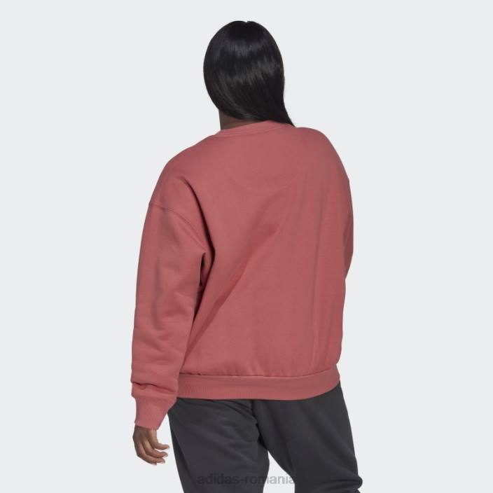 Adidas hanorac roșu (plus mărime) femei roșu 2JBN2561