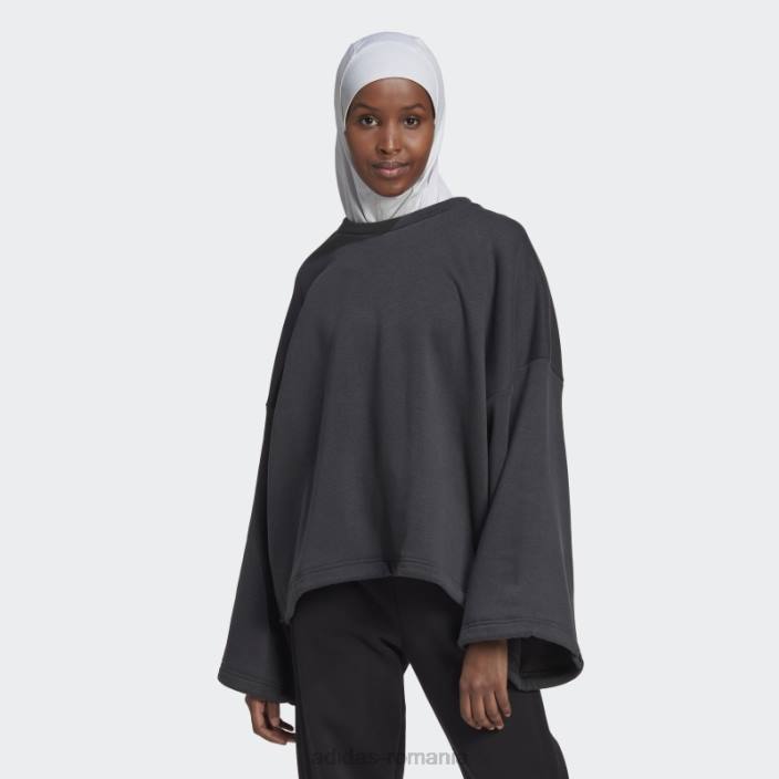 Adidas hanorac studio lounge fleece carbon adidas femei carbon 2JBN10770