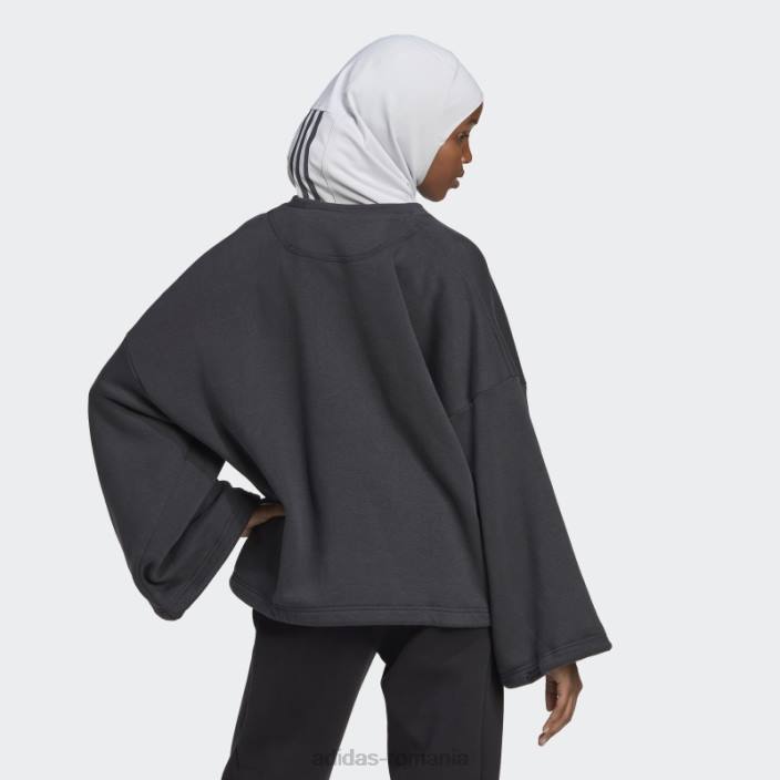 Adidas hanorac studio lounge fleece carbon adidas femei carbon 2JBN10770