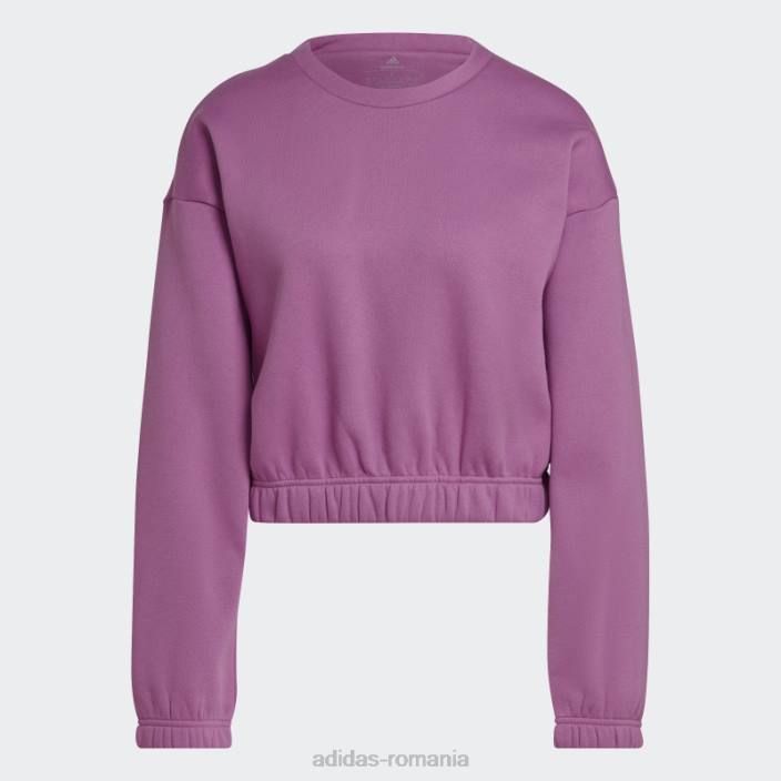 Adidas hanorac studio lounge loose fit lila femei liliac 2JBN10748