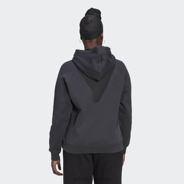 Adidas hanorac supradimensionat cu glugă carbon adidas femei carbon 2JBN2574