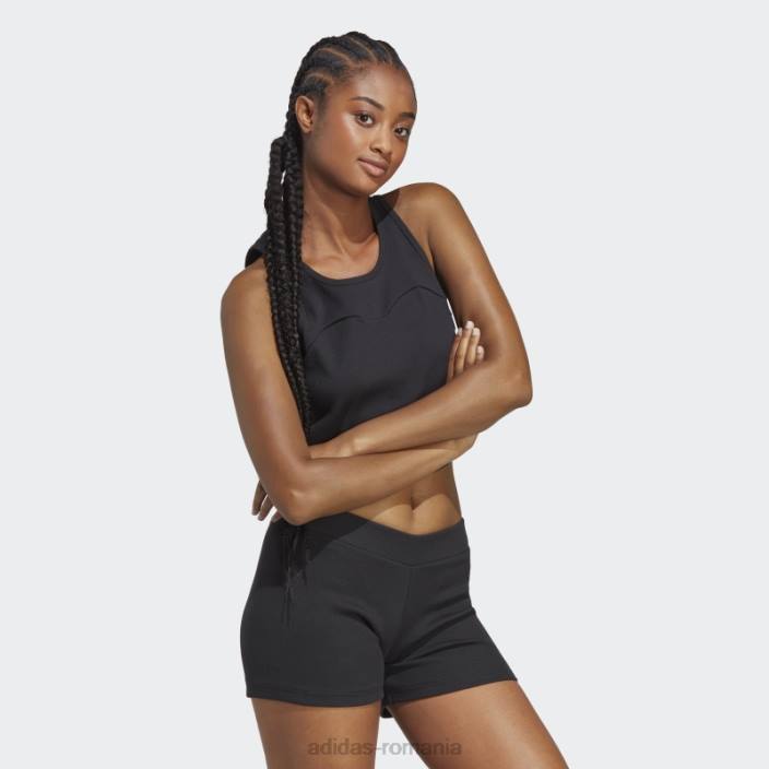 Adidas hot lounge rib maiou negru adidas femei negru 2JBN9462