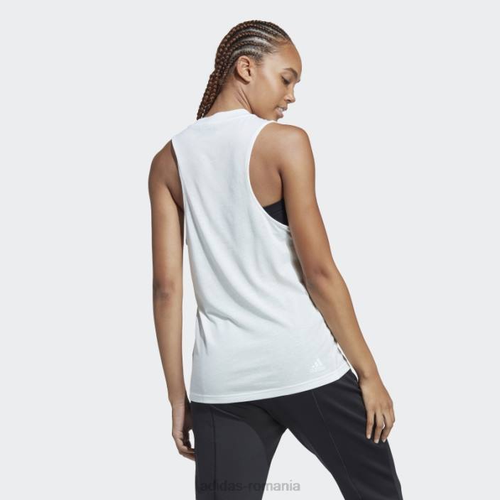 Adidas icoane viitoare câștigători 3.0 maiou alb melange femei alb melange/gri 2JBN9026