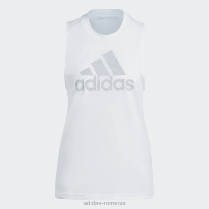 Adidas icoane viitoare câștigători 3.0 maiou alb melange femei alb melange/gri 2JBN9026
