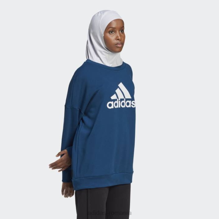 Adidas icoane viitoare insignă de hanorac sport marin femei marin 2JBN9398