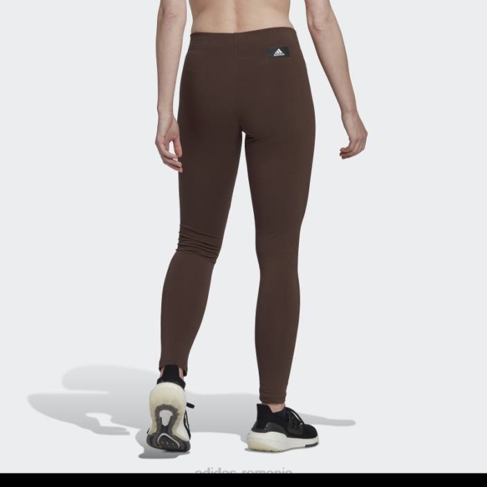 Adidas icoane viitoare insignă de jambiere sport maro femei maro 2JBN2942
