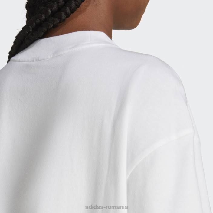 Adidas icoane viitoare insignă de sport boyfriend tricou adidas alb femei alb 2JBN10056