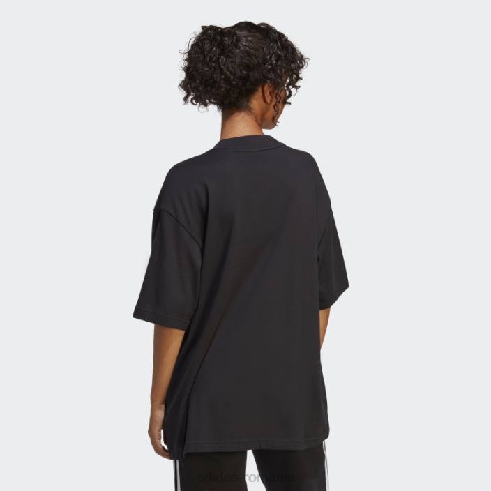 Adidas icoane viitoare insignă de sport boyfriend tricou negru femei negru 2JBN2660