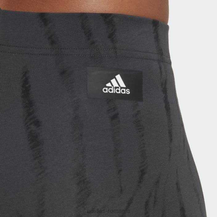 Adidas icoane viitoare jambiere cu imprimeu animal carbon femei carbon 2JBN17527