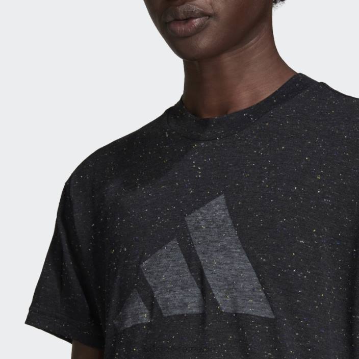 Adidas icoane viitoare winners 3.0 tee black melange fashion femei melange negru 2JBN10383