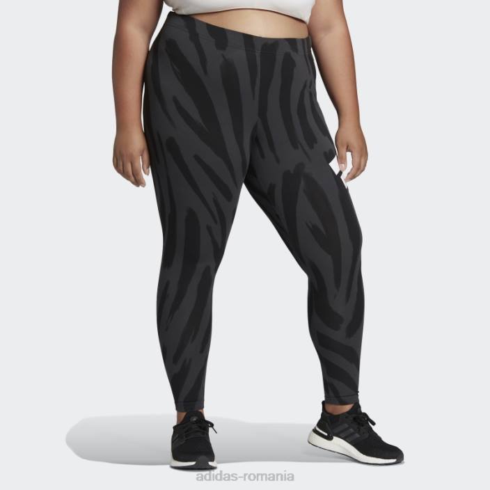 Adidas icoanele viitoare multicolore simt niște jambiere grafice feroce femei multicolor/carbon/negru 2JBN10636