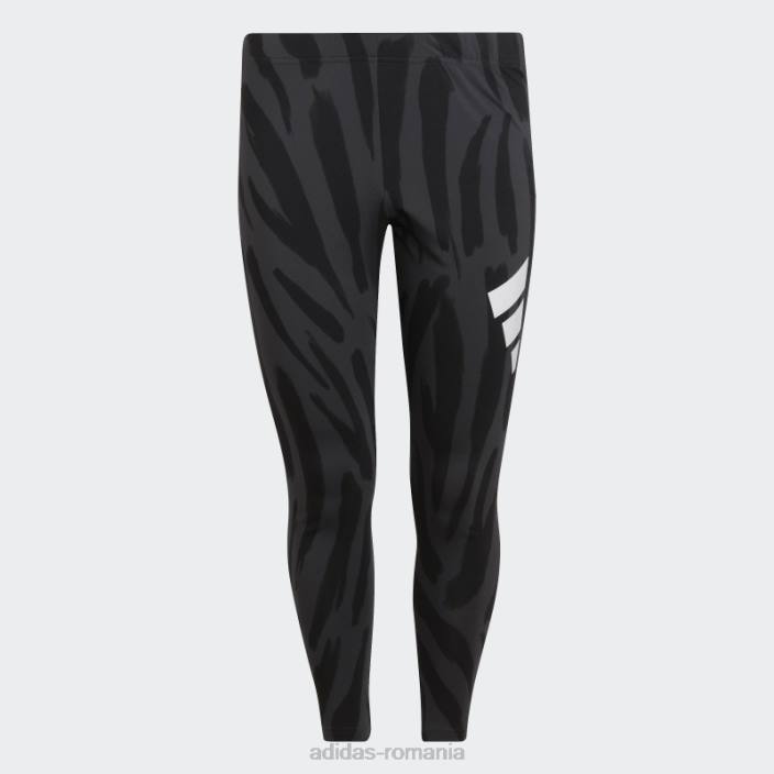 Adidas icoanele viitoare multicolore simt niște jambiere grafice feroce femei multicolor/carbon/negru 2JBN10636