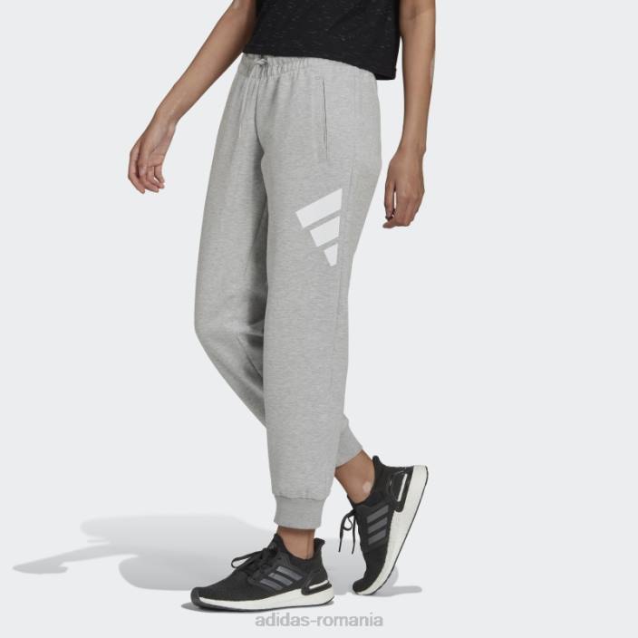 Adidas imbracaminte sport gri mediu viitor iconi pantaloni moda femei gri mediu 2JBN9588