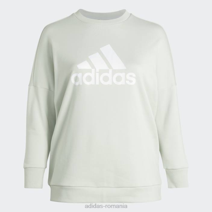 Adidas insignă icoane viitoare de hanorac sport (plus mărime) verde femei verde 2JBN10556